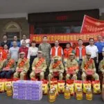 中鑫航南宁分公司慰问老兵